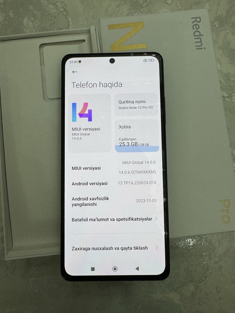 Redmi note 12 pro