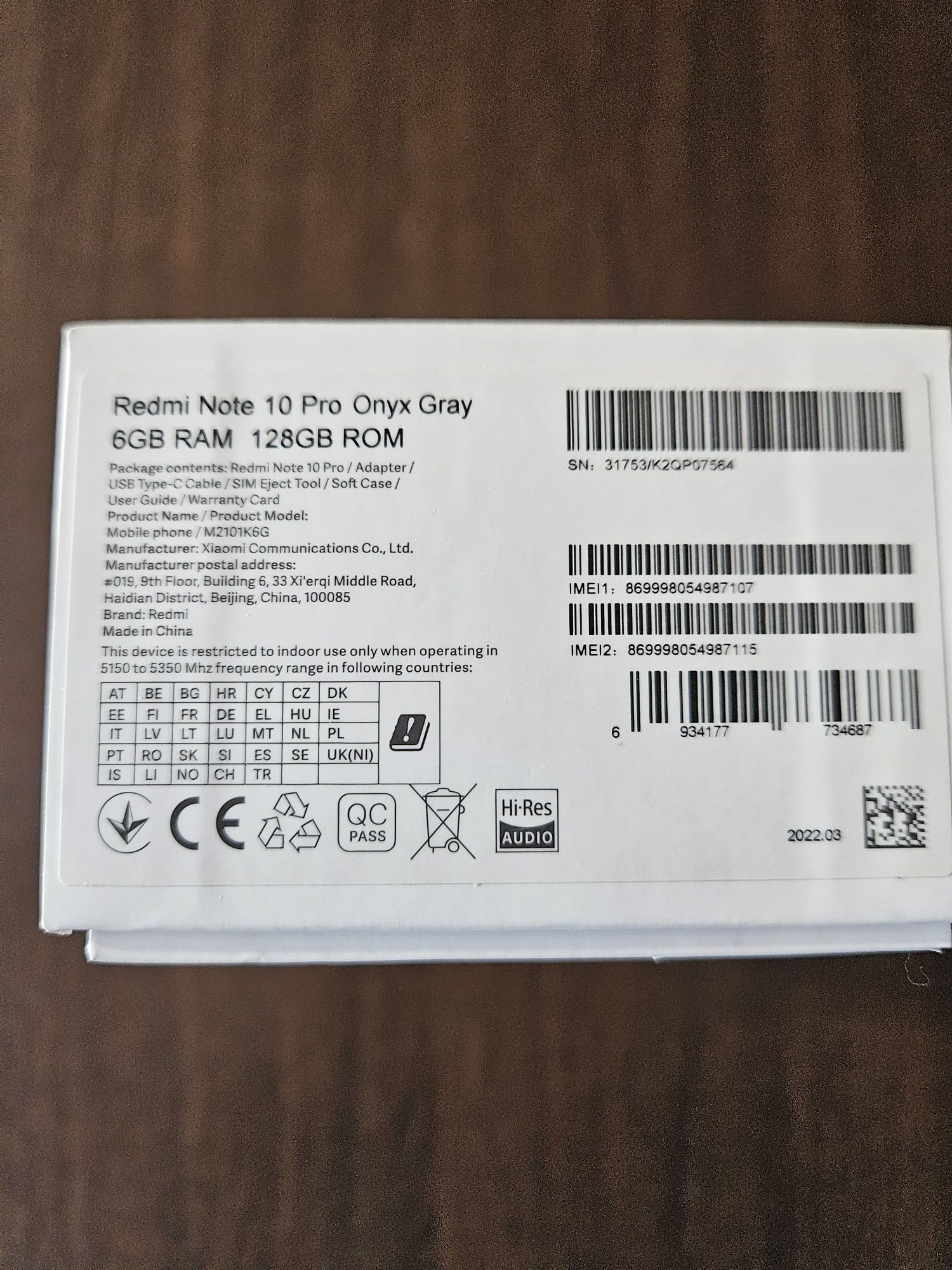 Xiaomi note 10 pro