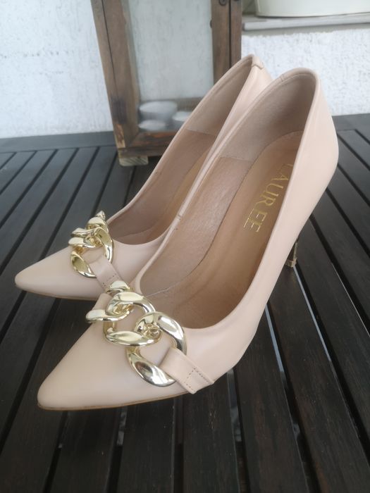 Lauree Sofia Nude, обувки естествена кожа, номер 37