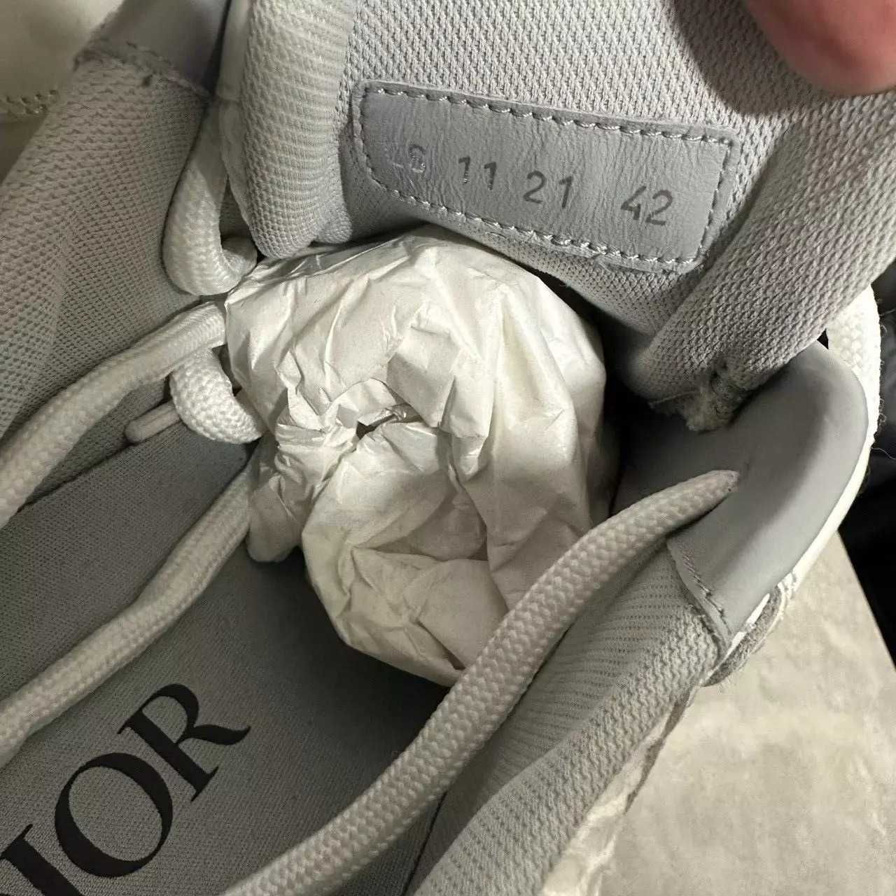 (от/до 40-46 номер) Dior B22 Reflective Classic White LUX HIGH QUALITY