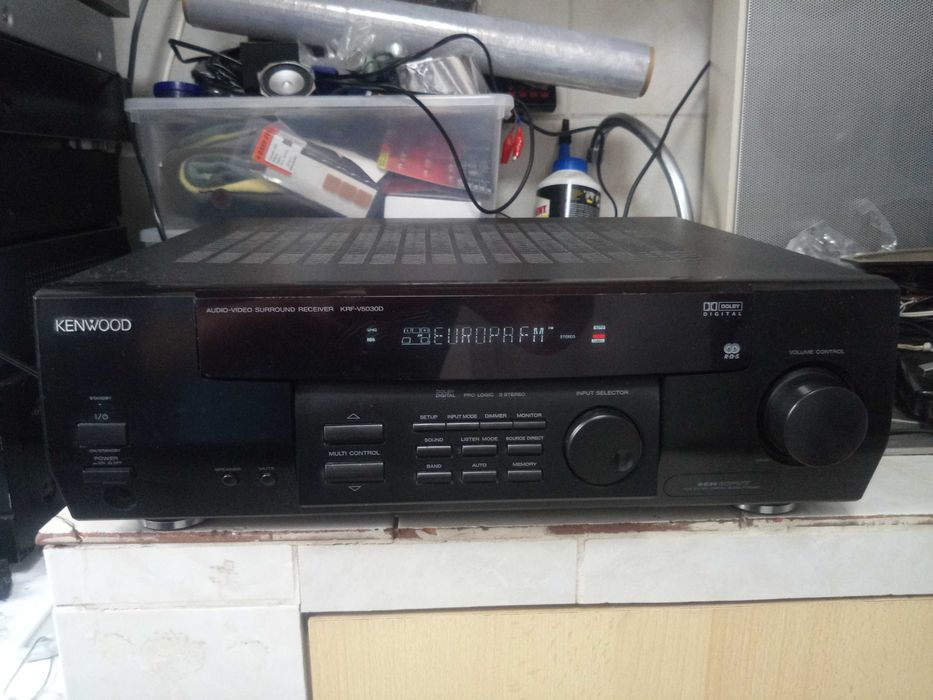 kenwood krf-v5030d(amplificator,radio,amplituner,preamplificator)2*80w