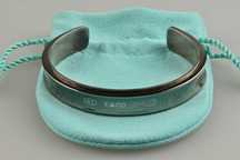 Tiffany & Co. 1837 Тифани Сребърна Гривна Сребро и Титан