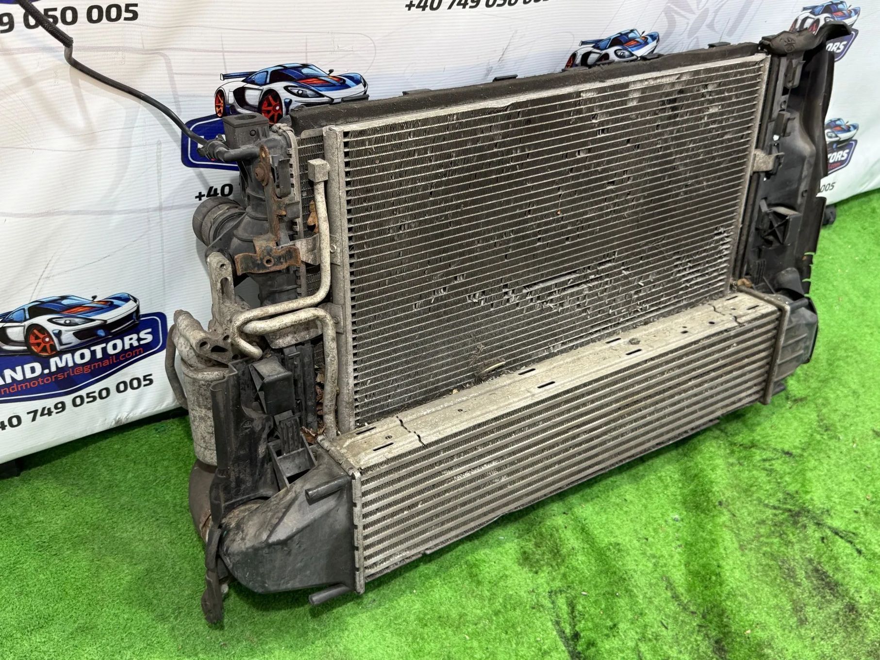 RADIATOR RACIRE AC / INTERCOOLER / VENTILATOR 2 BUC VOLVO XC60 2011 2.0 DIESEL SUV COD OEM 940009402 31368361 31686806 32339742 2010-2014