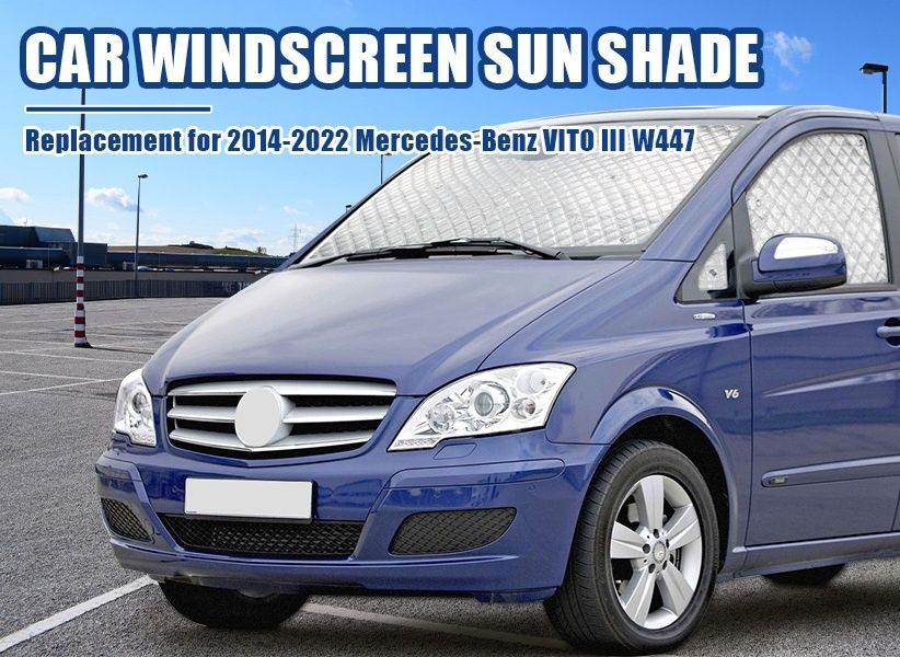 5 слойни термо сенници / щори за кабината на Mercedes VITO 3 W447