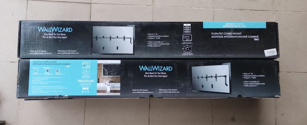 Suport TV Ultra-Slim WallWizard, 42"-65", nou, sigilat – 10 buc