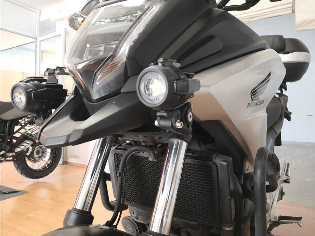 Proiectoare moto EURO bicicleta electrica scuter LED+Protectii BMW etc