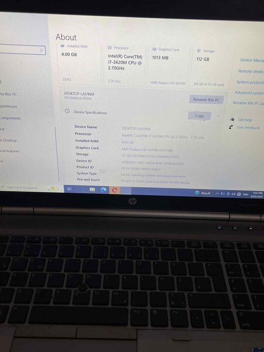 Vând laptop i7 HP