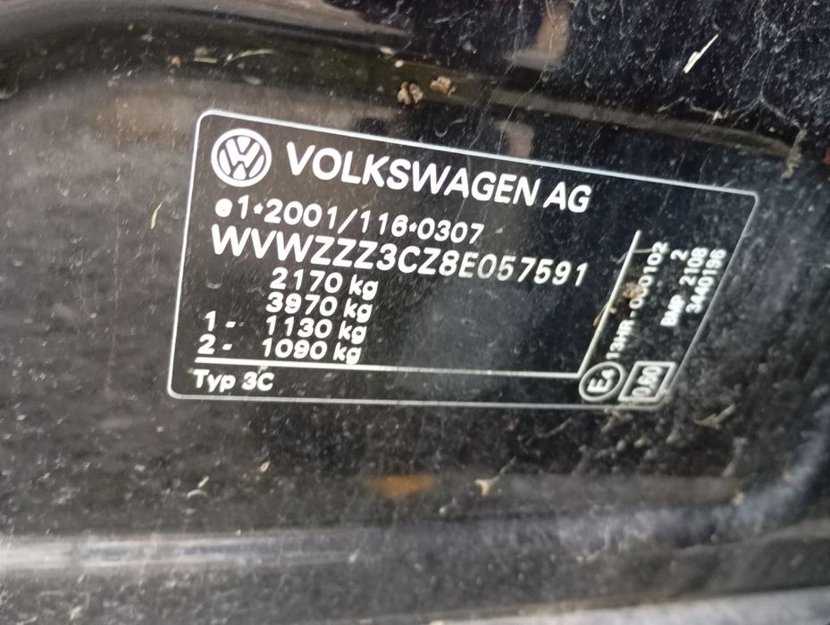 Фолксваген Пасат Б6 2008 год  2.0 тди BMP