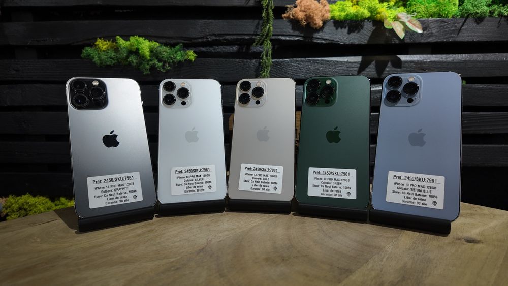 Oferta iPhone 13 Pro Max 128gb Green/Blue/Silver/Gold/Graphite 100%Bat