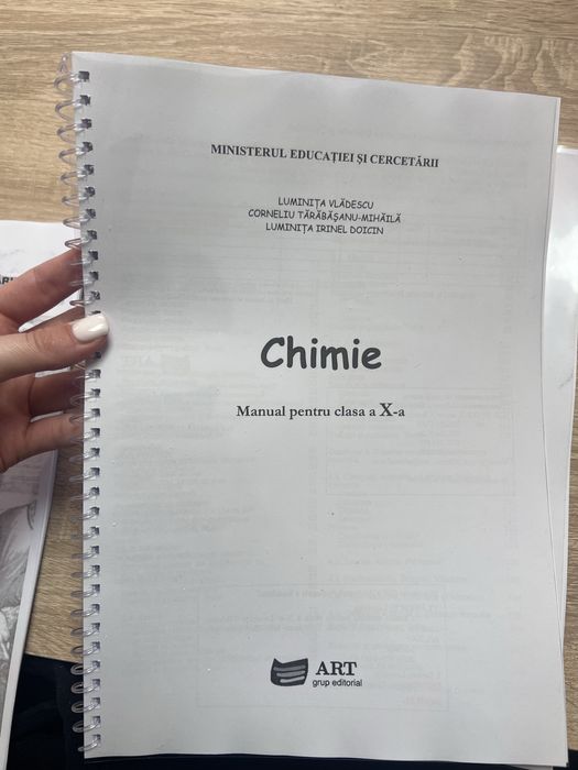 Manual de chimie clasa a X-a