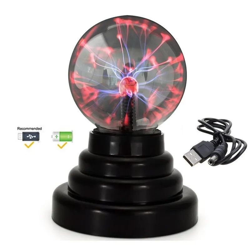 Lampa tactila cu plasma, Glob decorativ, Plasma Ball, efect fulger