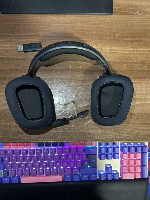 Casti Gaming Wireless Logitech G935 RGB - Dongle inclus
