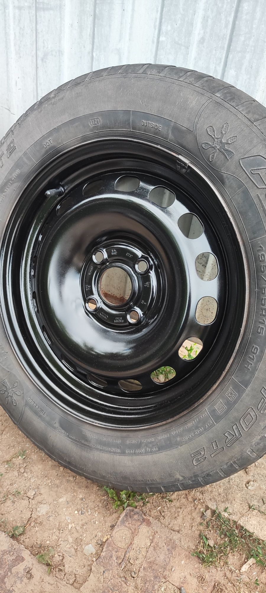 Диски штампы R15 4*108 с резиной