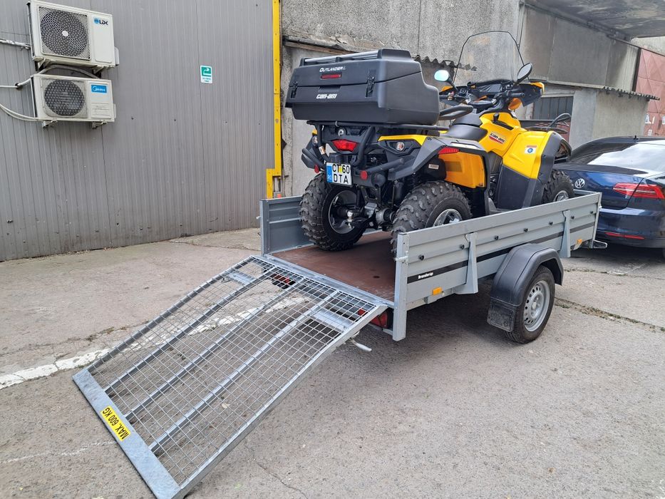 Vând remorcă Brenderup 2260s cu rampă de atv