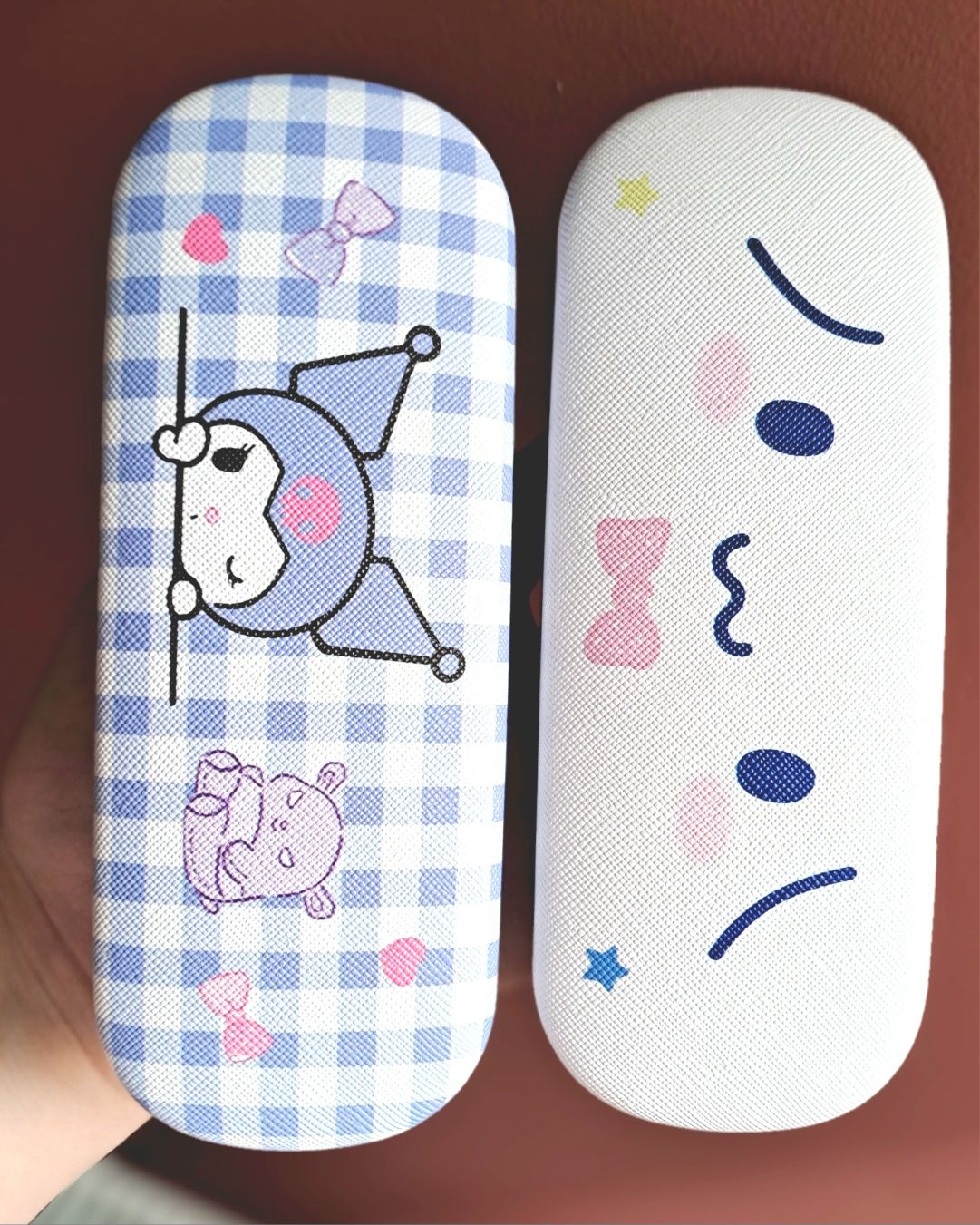 Etui pt ochelari model Sanrio kuromi cinnamoroll