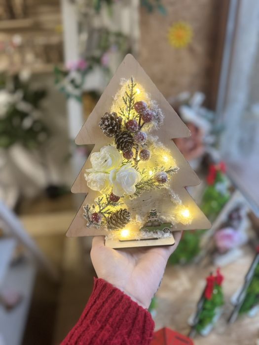 Ръчно изработени Коледни елхи