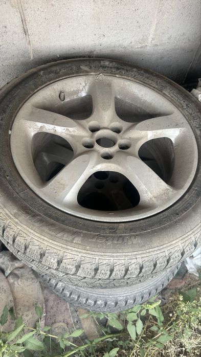 Диски с шинами зима лето 225/55/17 субару