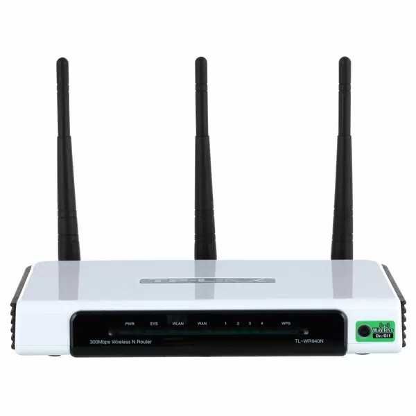 Вай-Фай Wi-Fi роутер TP-Link TL-WR940N ОПТИКА 2.4 ГГц 450 мбит/с
