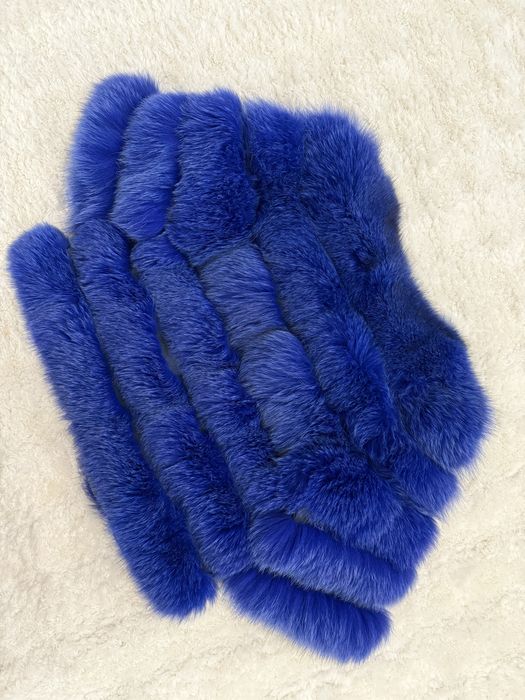 Палто лисица естествен косъм