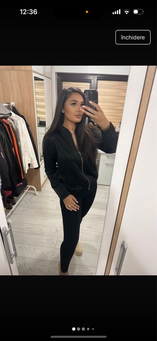 Jacheta neagra Casual
