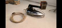 Fier de calcat vintage romanesc Termostatic 1000 / Electro Mures