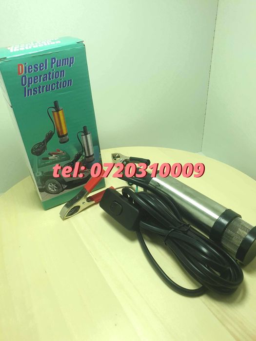 Pompa Transfer Combustibi Submersibila Electrica 12 V