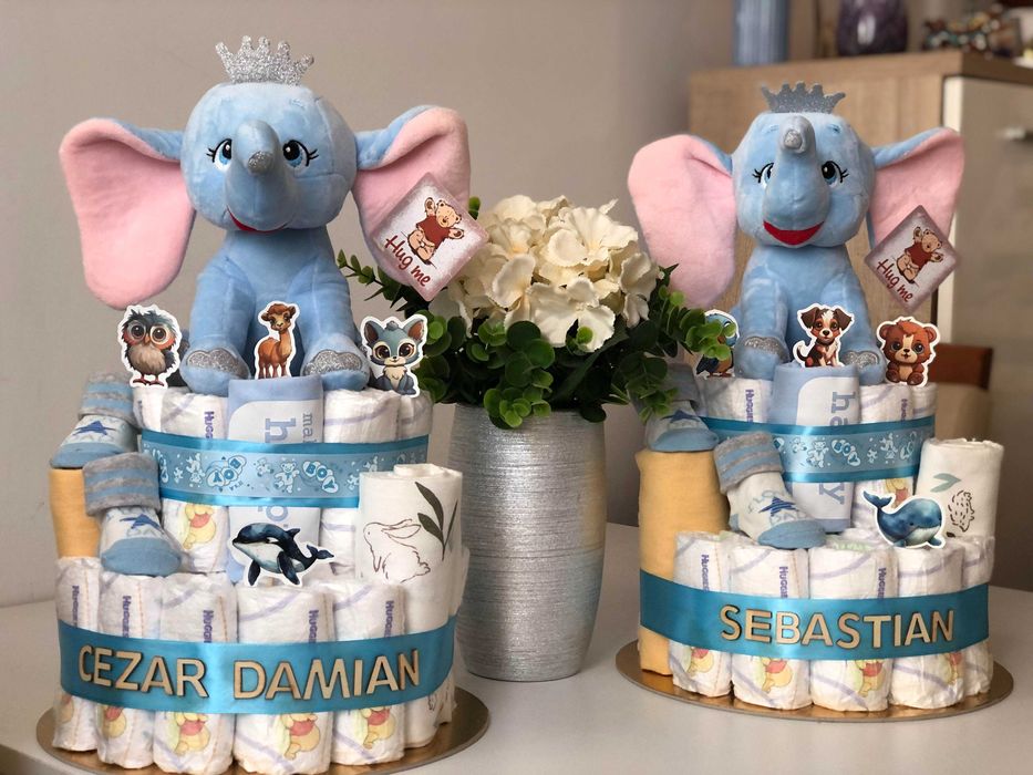 Pentru familie, tort din scutece, cadou bebelusi, cadou mama
