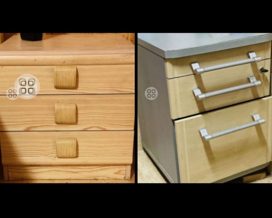 Coltar+fotoliu,Canapea fixa,Pat cu sertare si Noptiere.