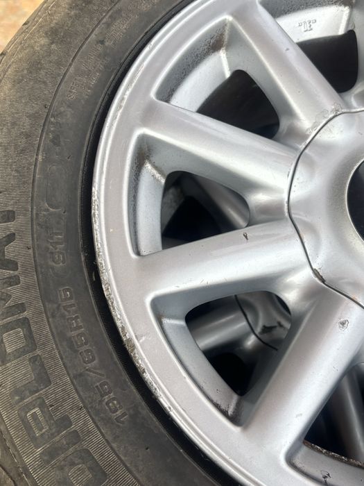 set jante aluminiu Audi+anvelope