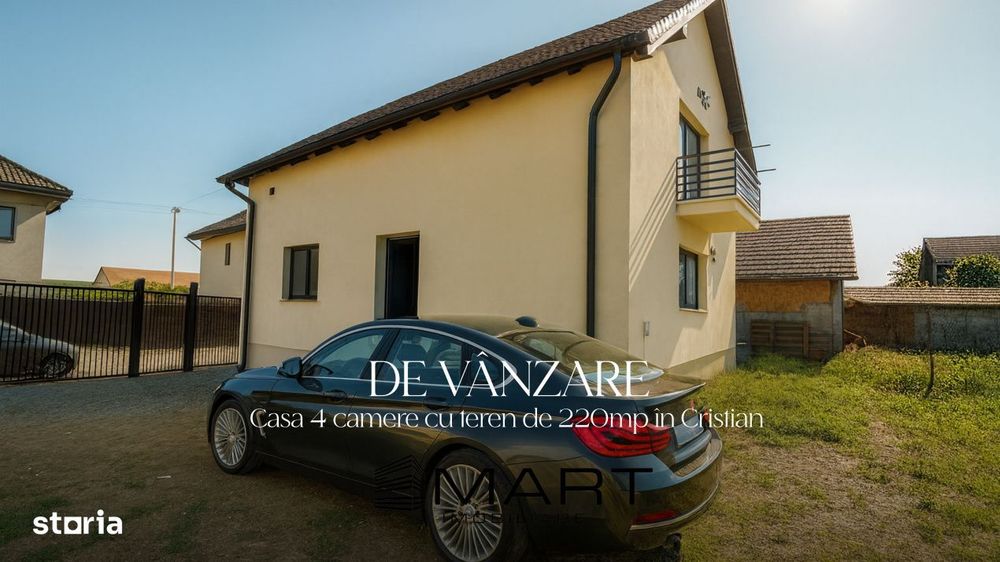 Casa individuala mobilata elegant, 4 camere, 2 bai, gradina Cristian S