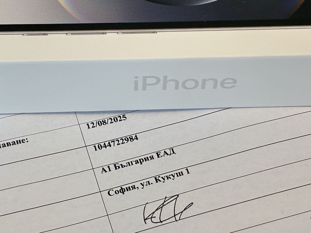 ЗАПЕЧАТАН 128GB iPhone 16e A1 Гаранция до 2027 White 16 e