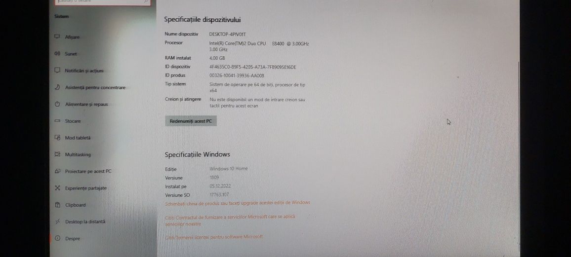 Vând sau schimb unitate de calculator gigabite în stare de funcționare