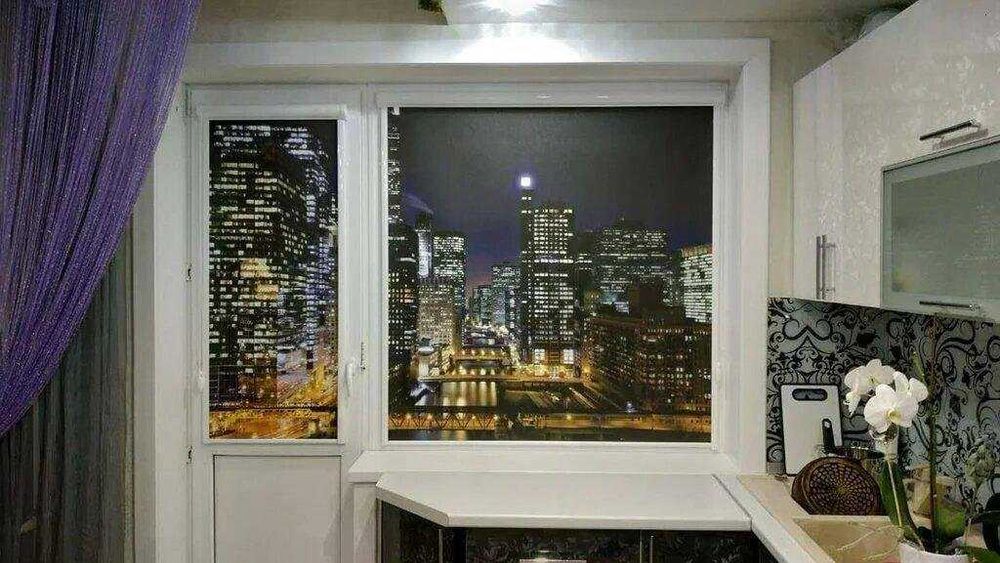 Ролл-шторы с фотопечатью, рулонные шторы, рол шторы кассетные, мини