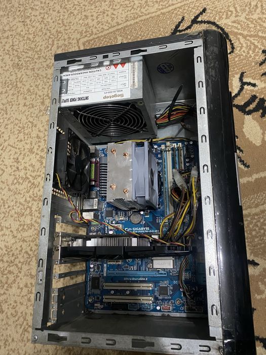 Продам компьютер и монитор все шнуры есть