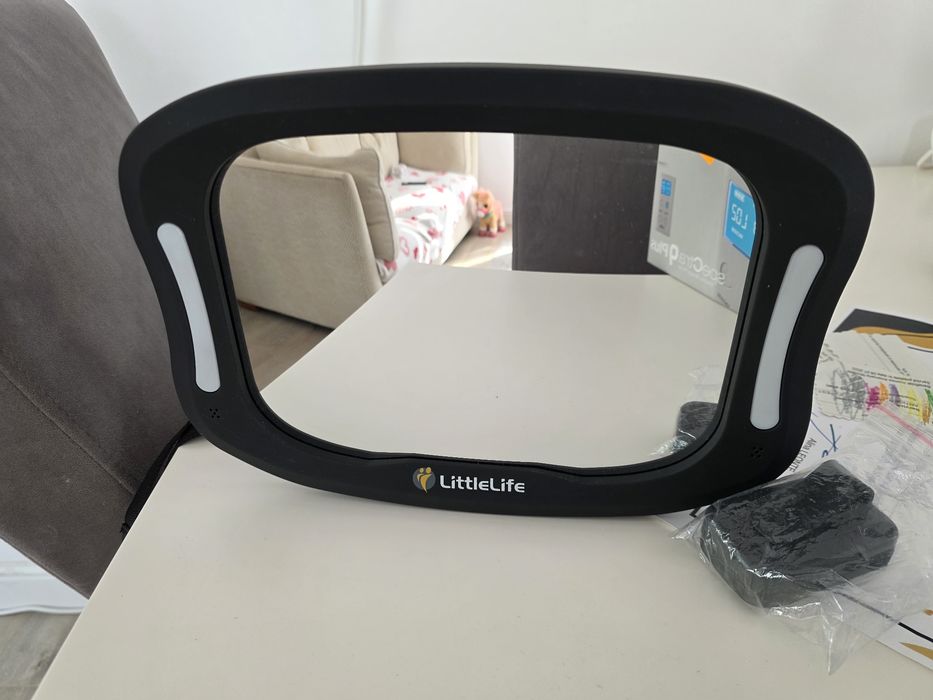 Oglinda de Supraveghere Auto cu Lumina Incorporata