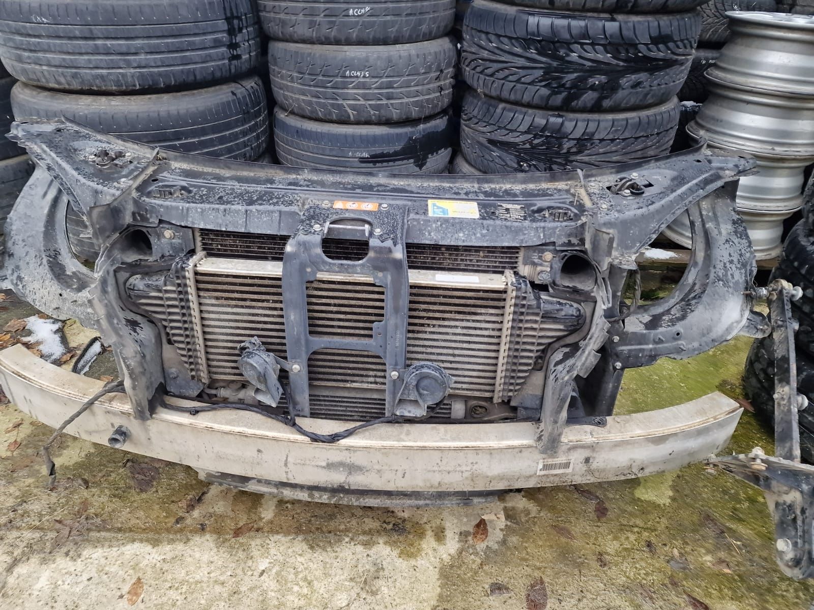 Trager complet cu radiatoare și termocupla Mercedes ML W164 motor 3.0