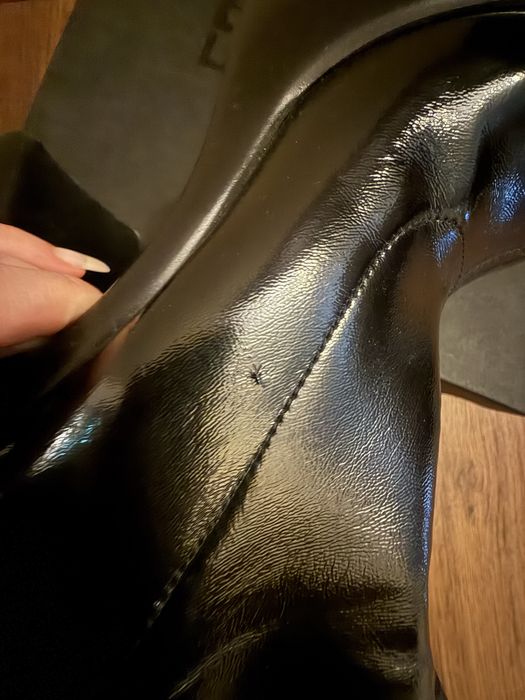 Намалени!Лачени боти Lagerfeld 38 н-р/100лм