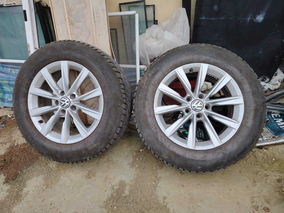 алуминиеви джанти 17 цола  VAG /WV с нови зимни гуми 225/70 R17