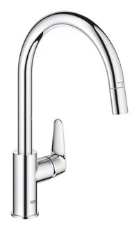Baterie bucatarie Grohe StartCurve, inalta, tip C, dus extractabil