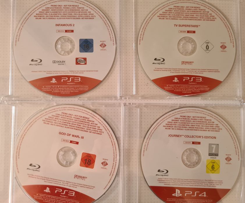 Jocuri PlayStation 3 4 Ps3 Ps4 Promo Only God Of War Uncharted Journey