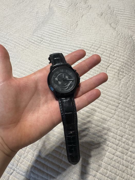 Черен мъжки часовник Fossil