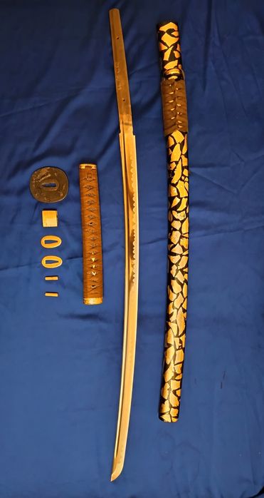 artă japoneză/sabie katana unicat/certificare