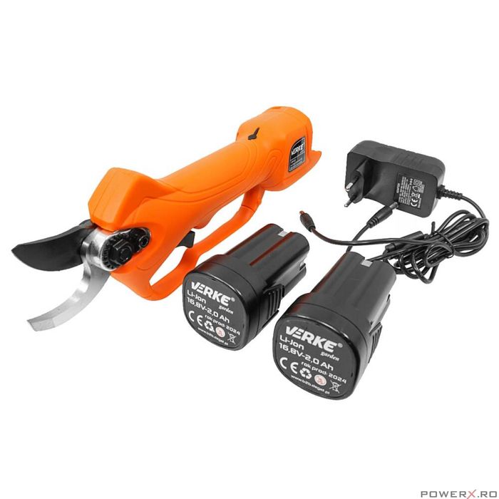 Foarfeca electrica cu acumulator pentru curatarea copacilor, florilor,