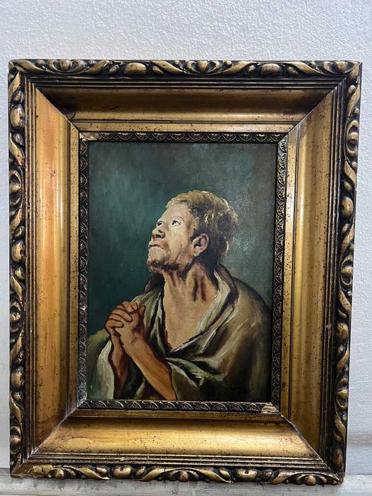 Tablou vechi,pictura in ulei!