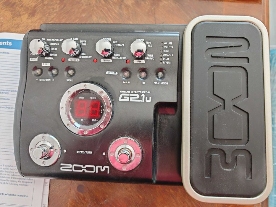 Efect pedala chitara Zoom G2.1 U