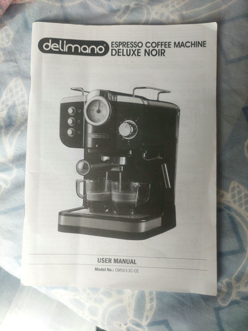 Кафе машина Делимано делукс ноар