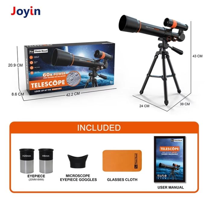 Телескоп для детей, взрослых и начинающих