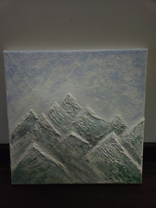 Картина с текстура "Winter scape"