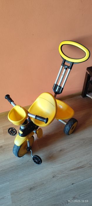 Триколка Beep Me! (жълта) с родителски контрол – Отлично състояние