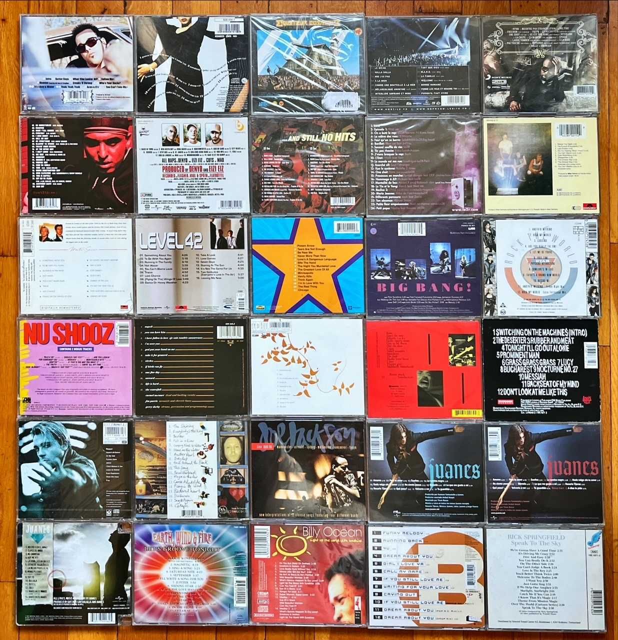 Lot 3 CD orig. rap&pop: Eminem, OutKast, Smith, Level 42, Juanes, Rieu
